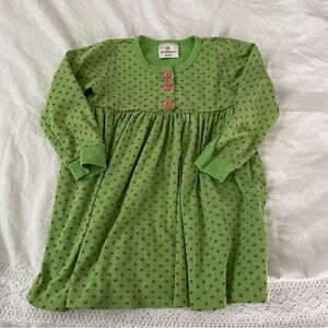 HANNA ANDERSSON 100cm US 4 - Pink and Green Playdress